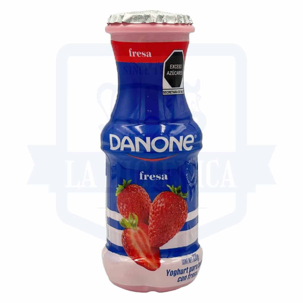 Danone para beber de fresa 220g.