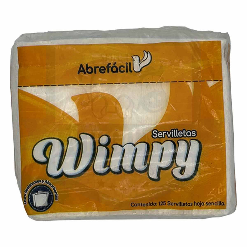 Servilleta wimpy de 125 hojas.