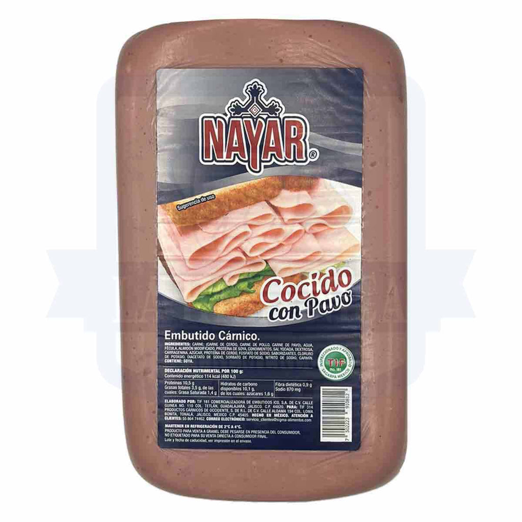 Jamón Cocido Nayar Rebanado.