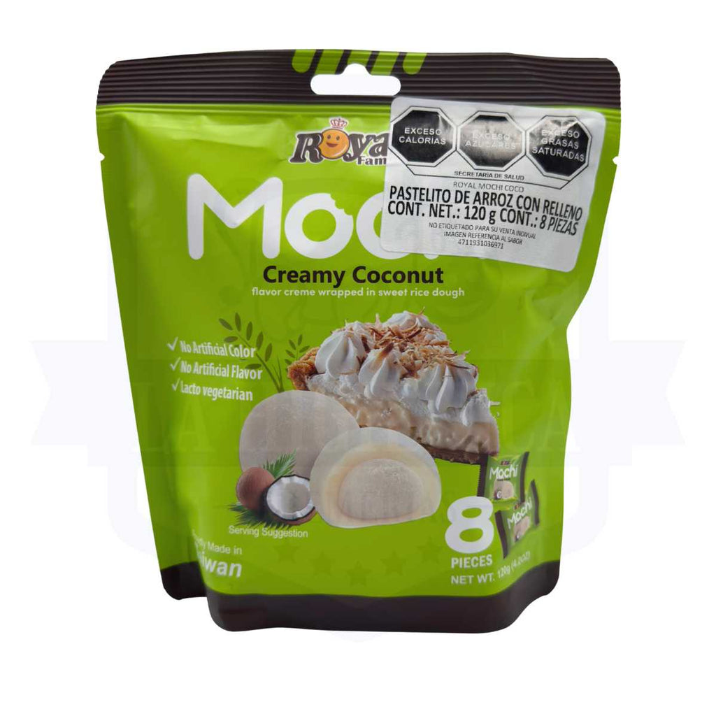 Royal mochi sabor Coco.