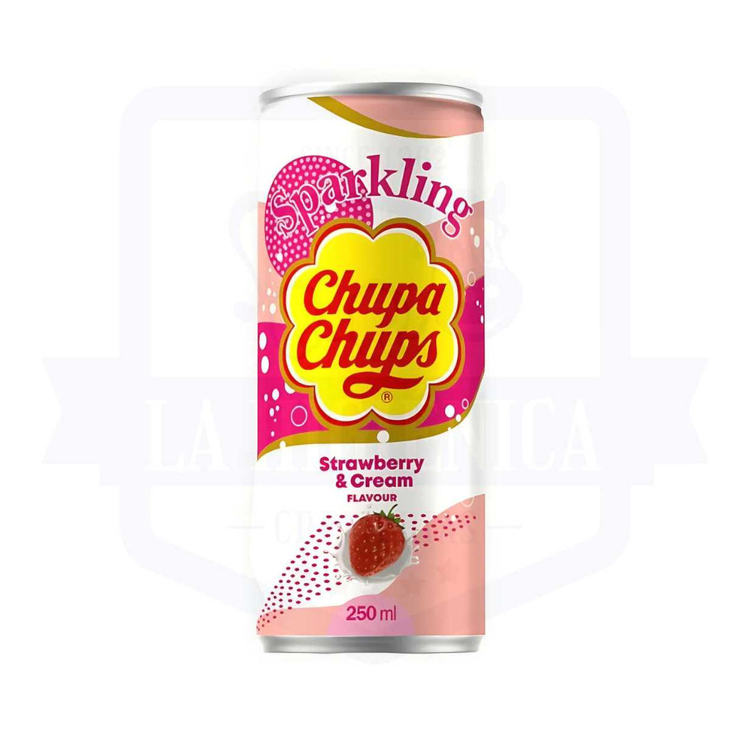 Soda Chupa Chups sabor Fresa.