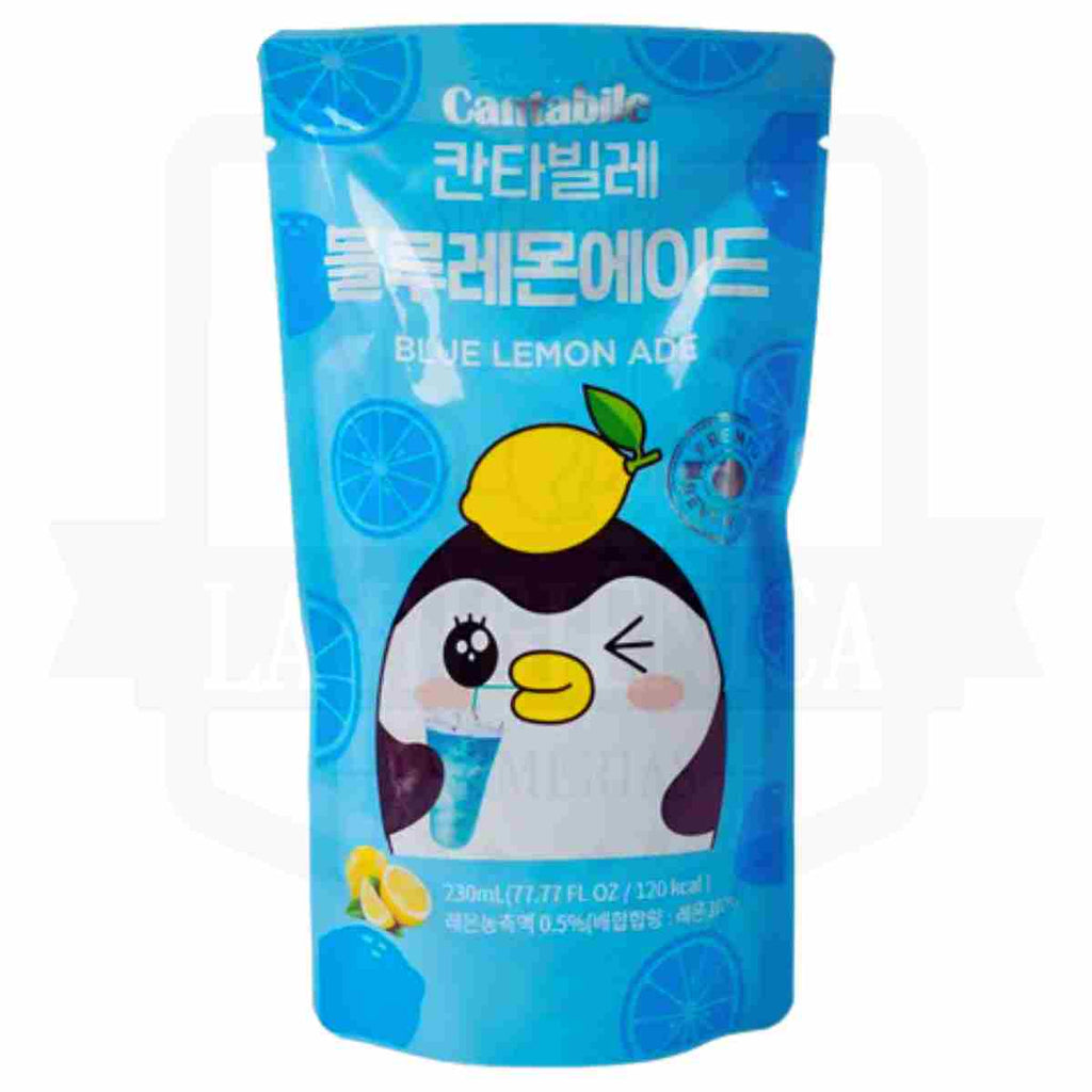 Bebida Cantabile sabor blue lemonade.