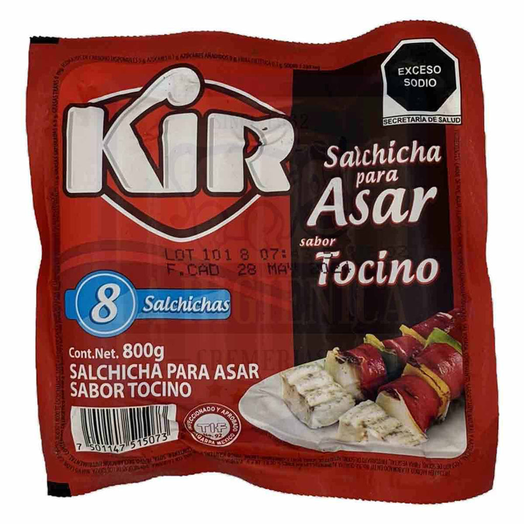 Salchicha para asar 800g Kir.