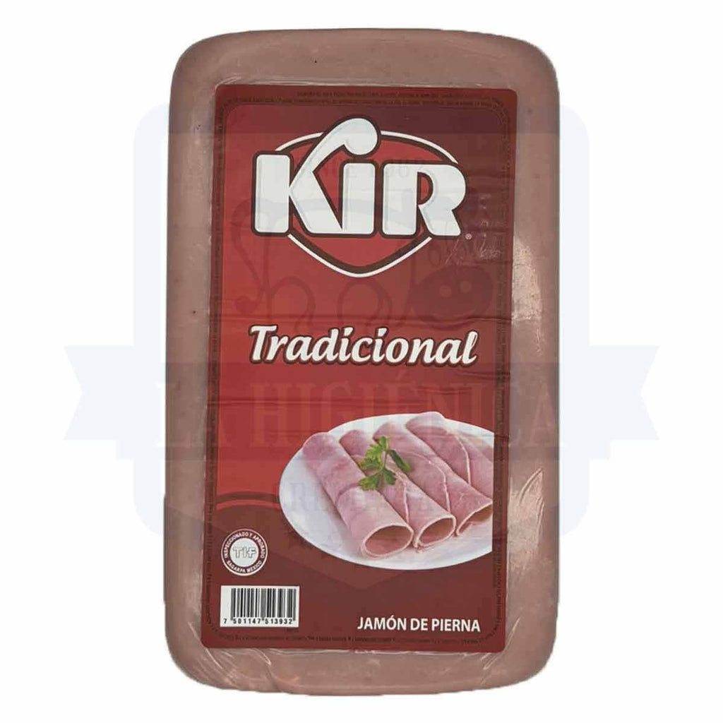 Jamón De Pierna Tradicional Kir Rebanado.