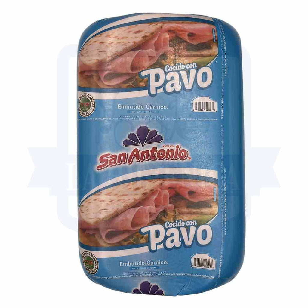 Jamón Cocido De Pavo San Antonio Rebanado.