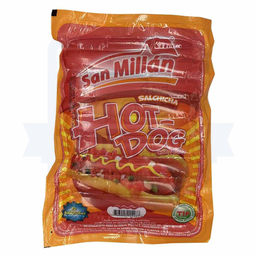 Salchicha Para Hot Dog San Millan.