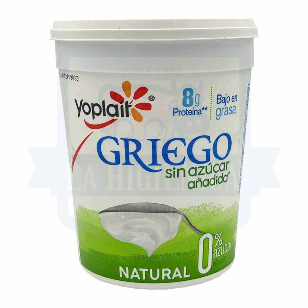 Yoghurt griego de 1lt natural sin azucar.