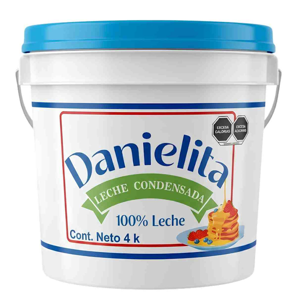 Cubeta de Lechera Danielita 4 kilos.