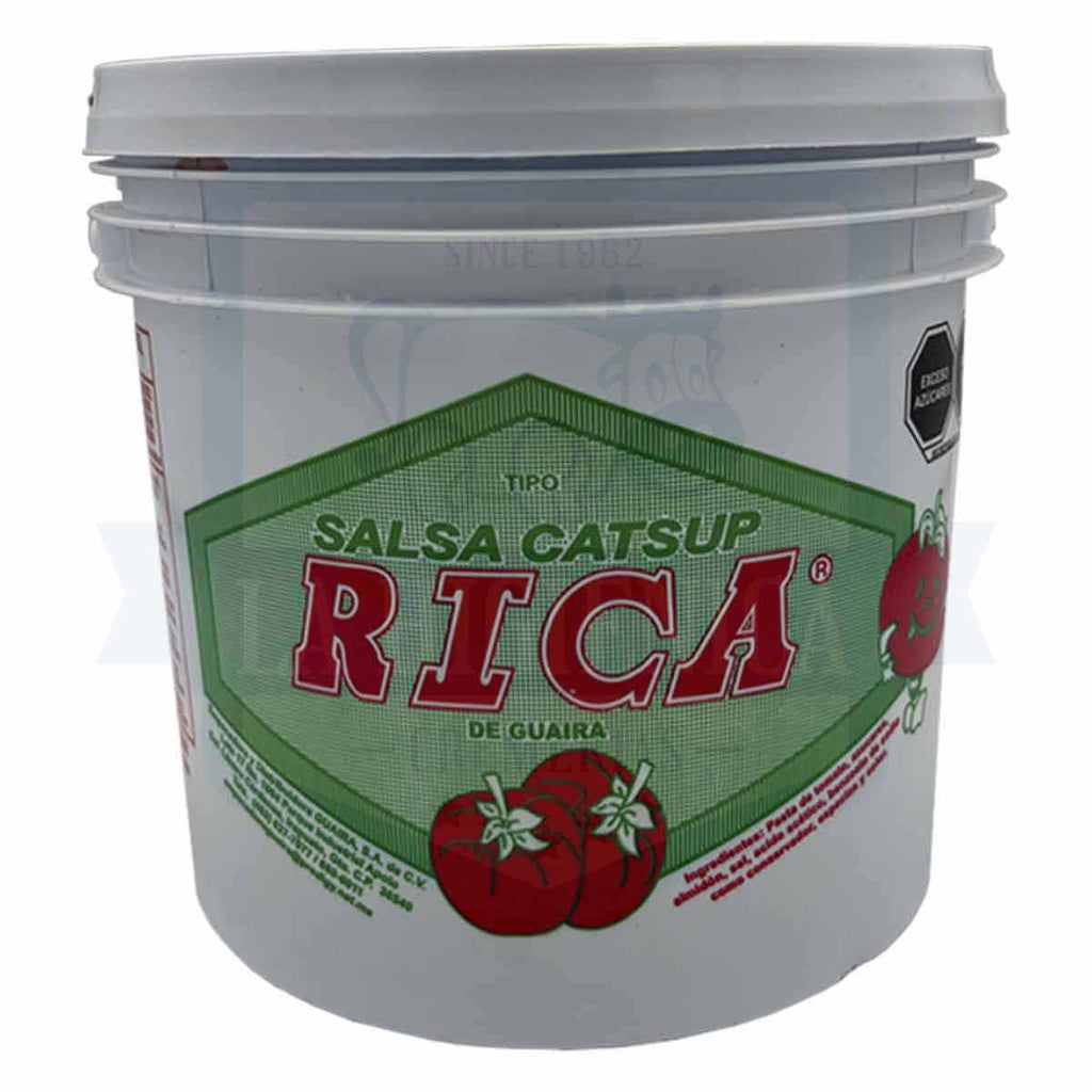 Cubeta de catsup rica 4.3k.