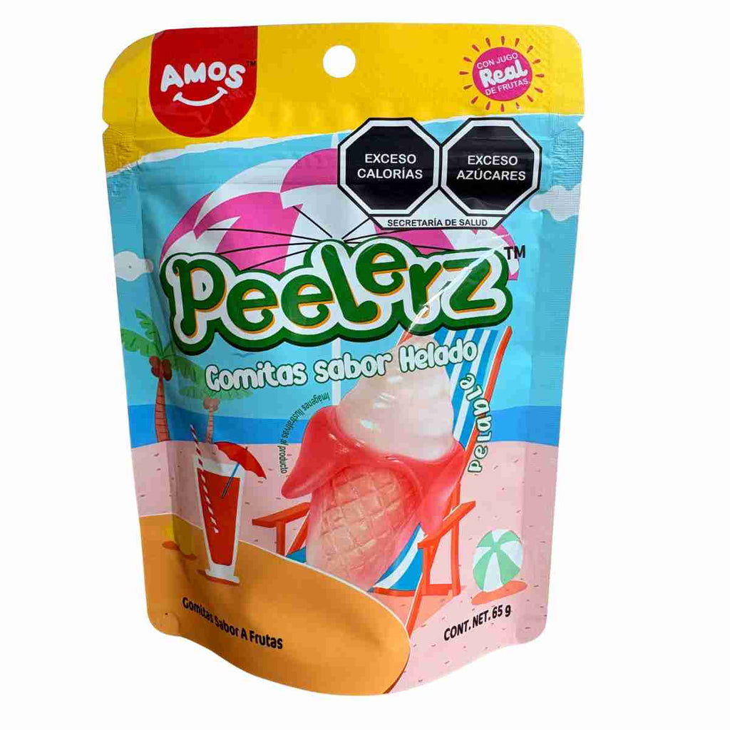 Gomitas Peelerz sabor Helado.