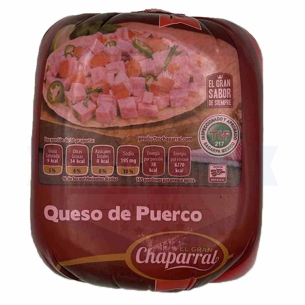 Queso De Puerco Chaparral.