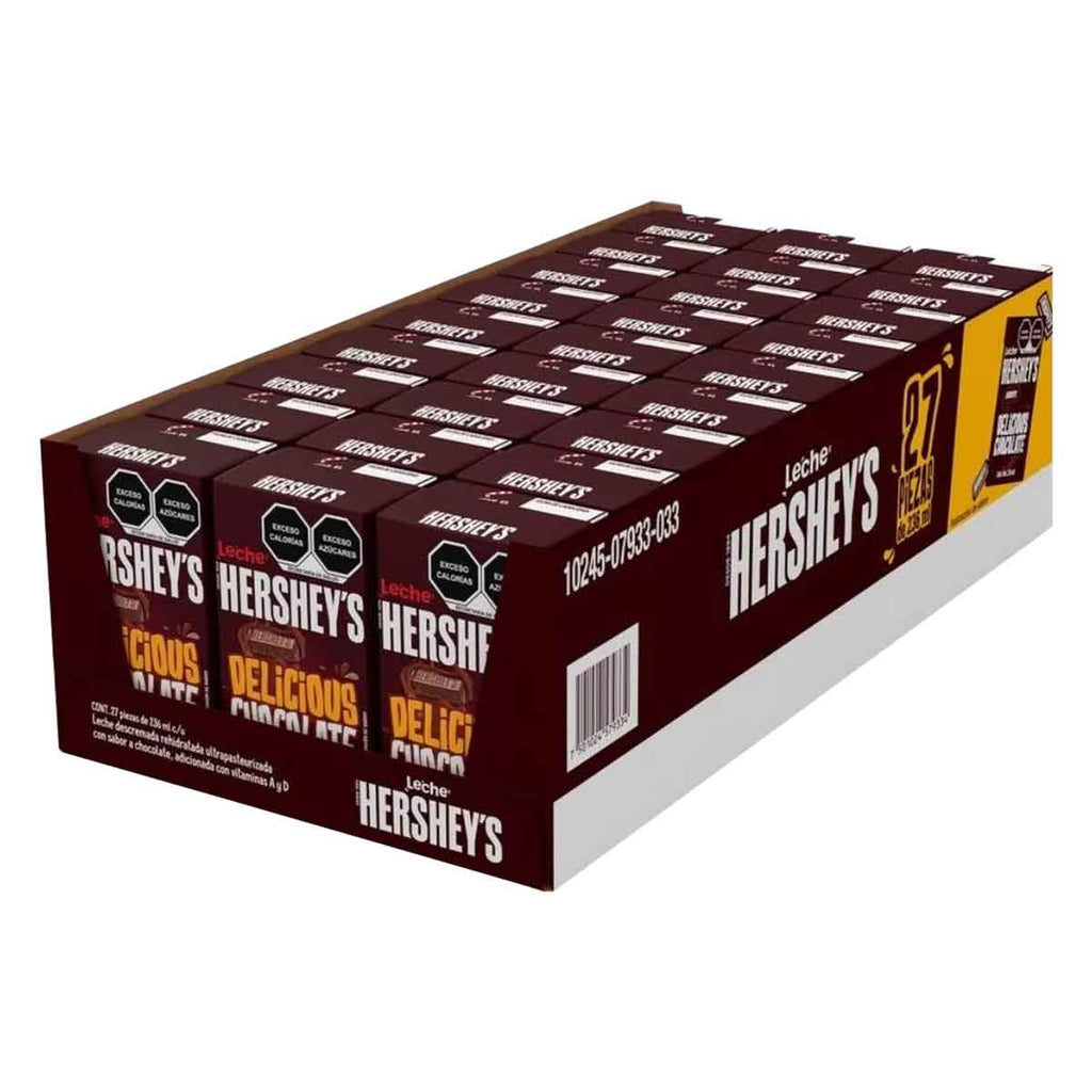 Caja de Leche Hershey con 24 piezas de 200 g.