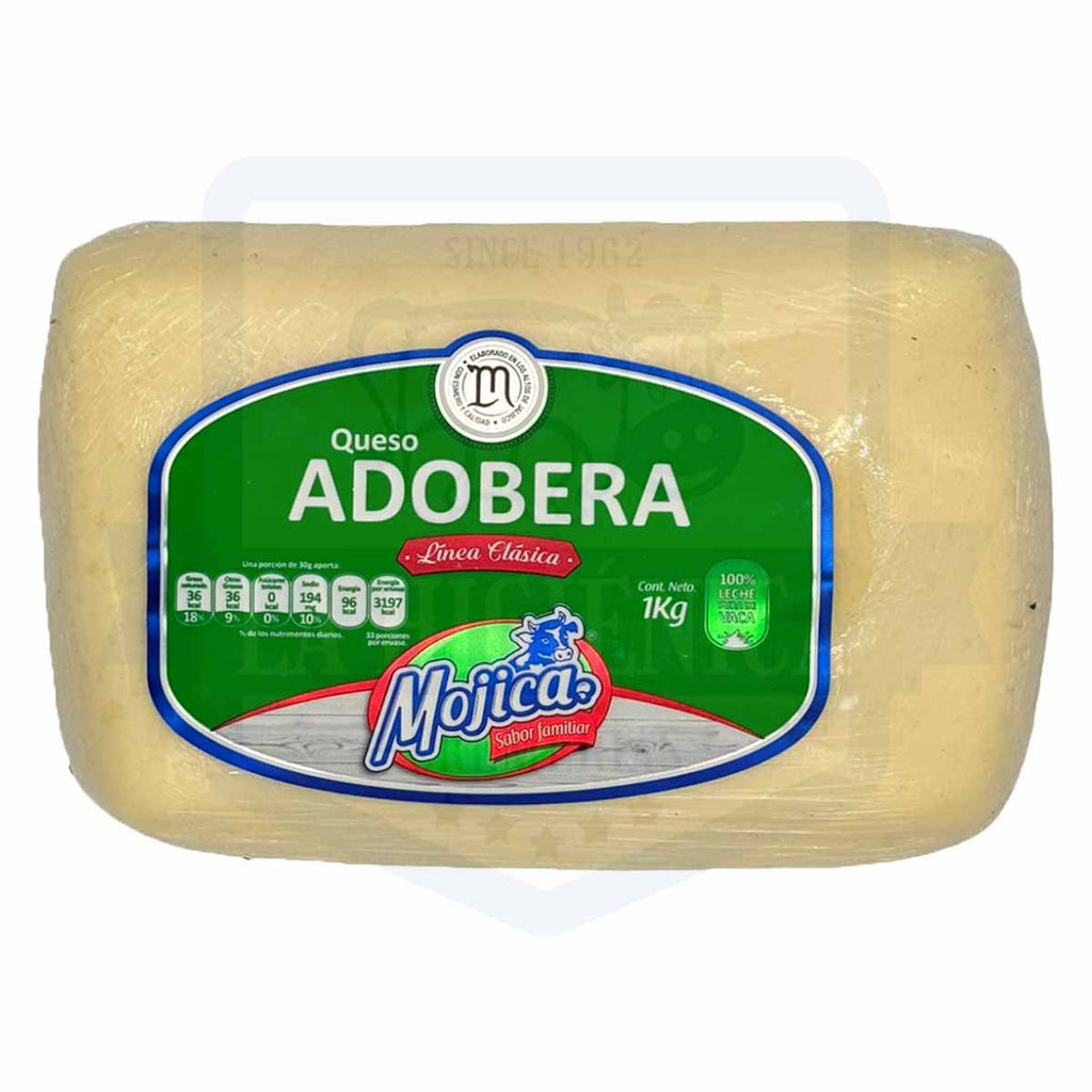 Queso adobera Mojica de 1 kilo.