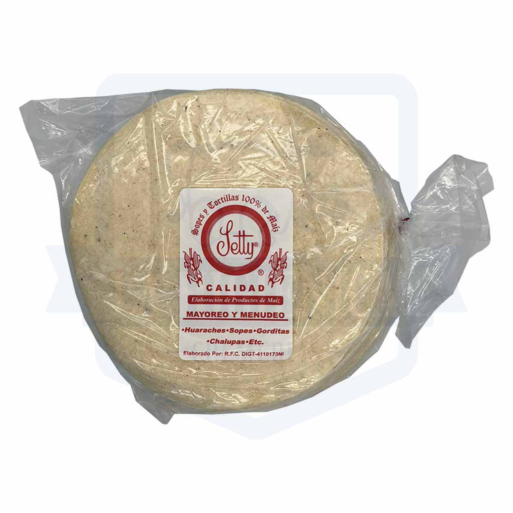 Tortilla de maíz para taco letty 500g.