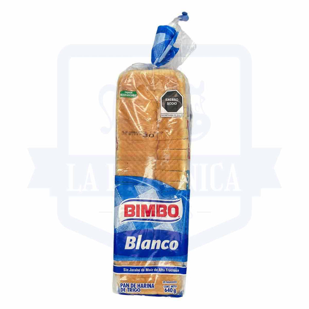 Pan bimbo blanco 620g grande.