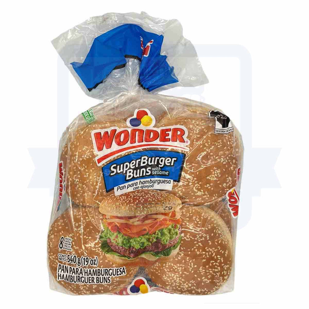 Pan wonder bollo grande 540g.