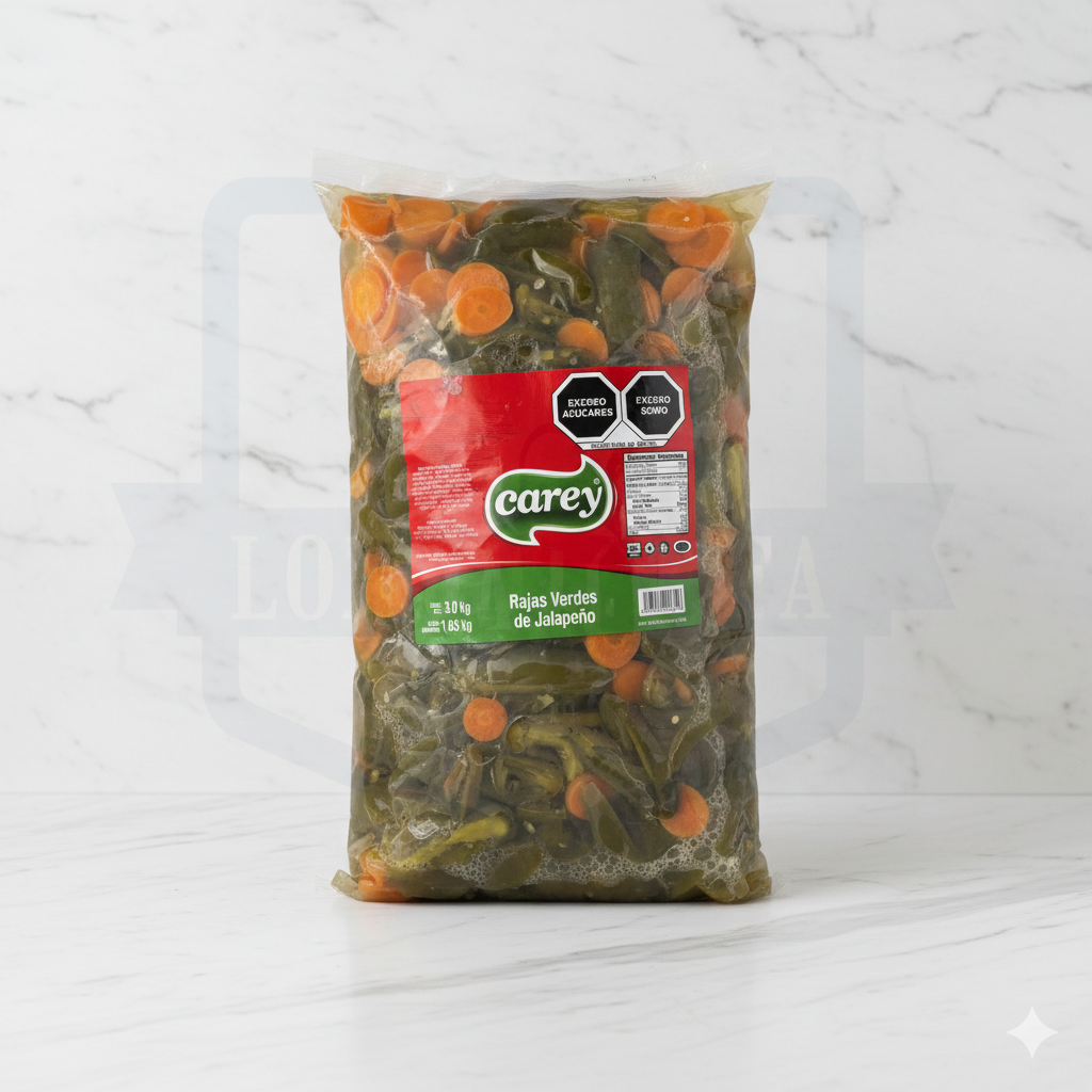 Chiles en rajas carey 3k.