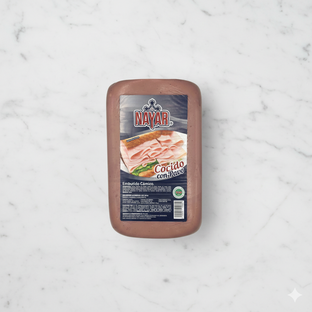 Jamón Cocido Nayar Rebanado.