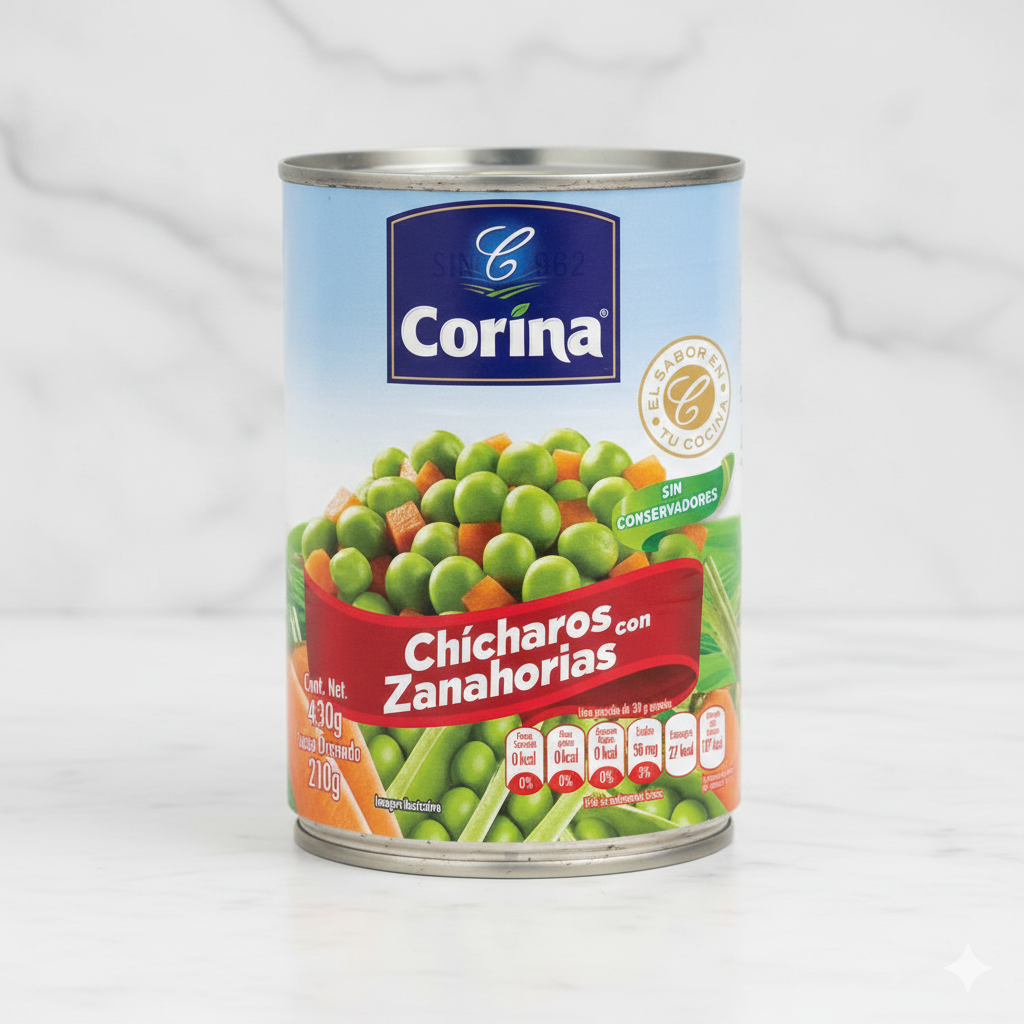Ensalada de verduras Corina 430g.