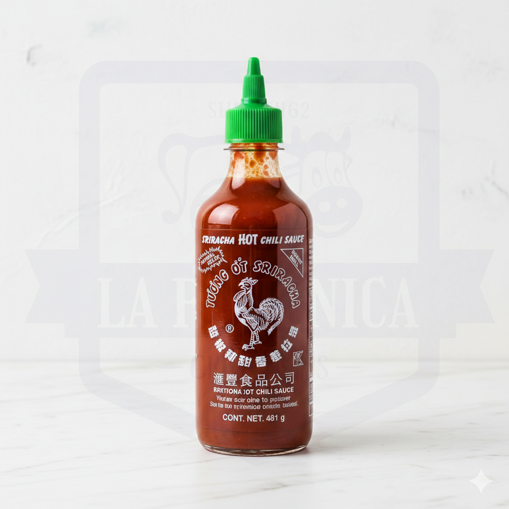 Salsa picante Sriracha de 418g.