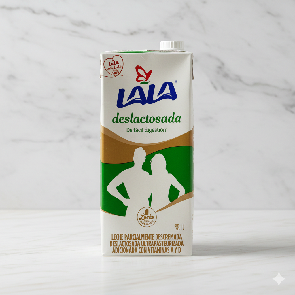 Leche deslactosada lala 1l.