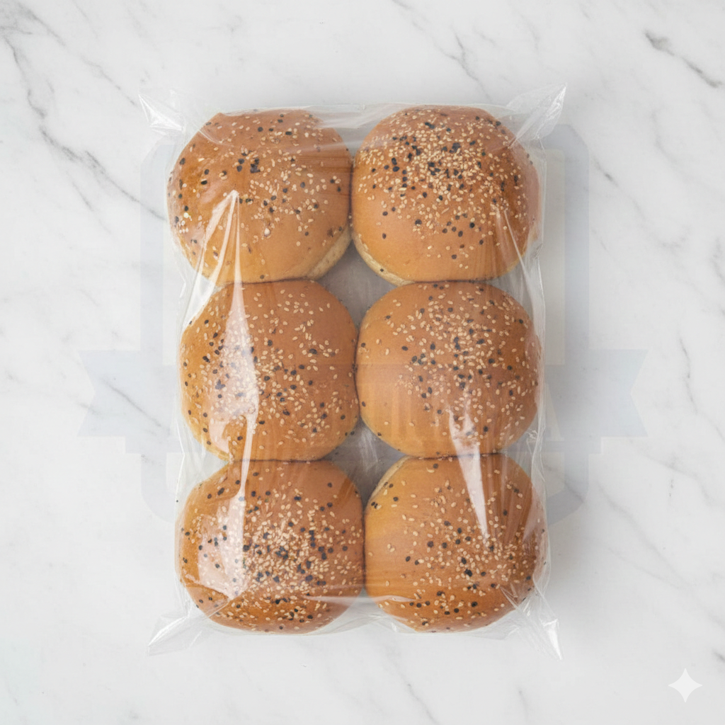 Pan casero de hamburguesa con 12 pz.