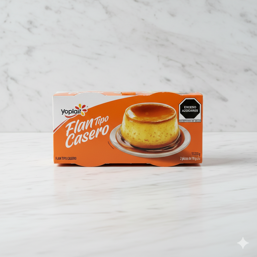 Flan horneado yoplait 220 g.