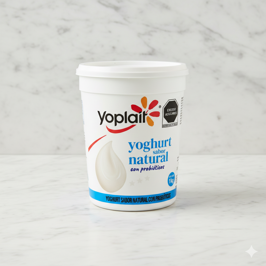 Yoghurt yoplait de 1 litro.