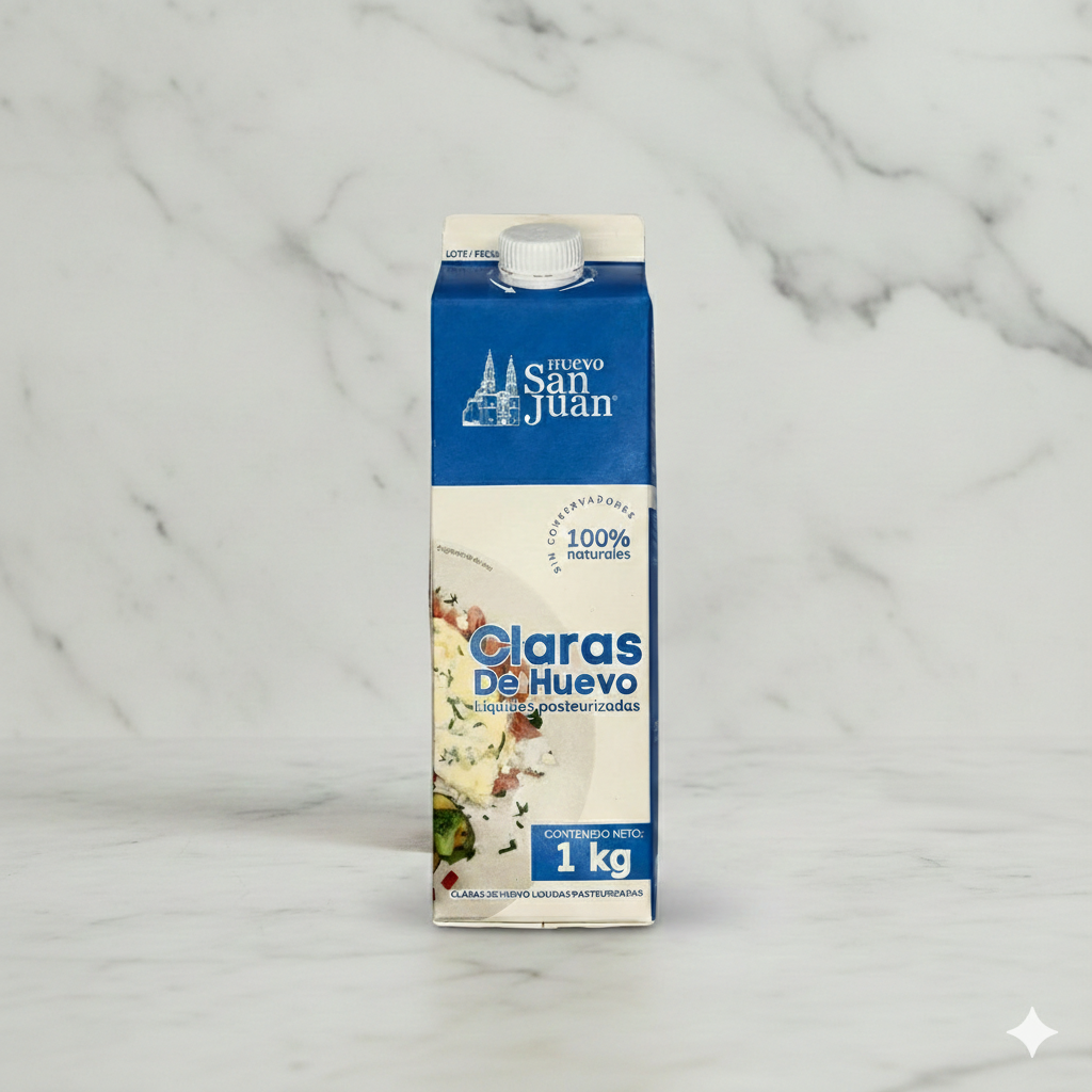Claras De Huevo San Juan 1 kg.