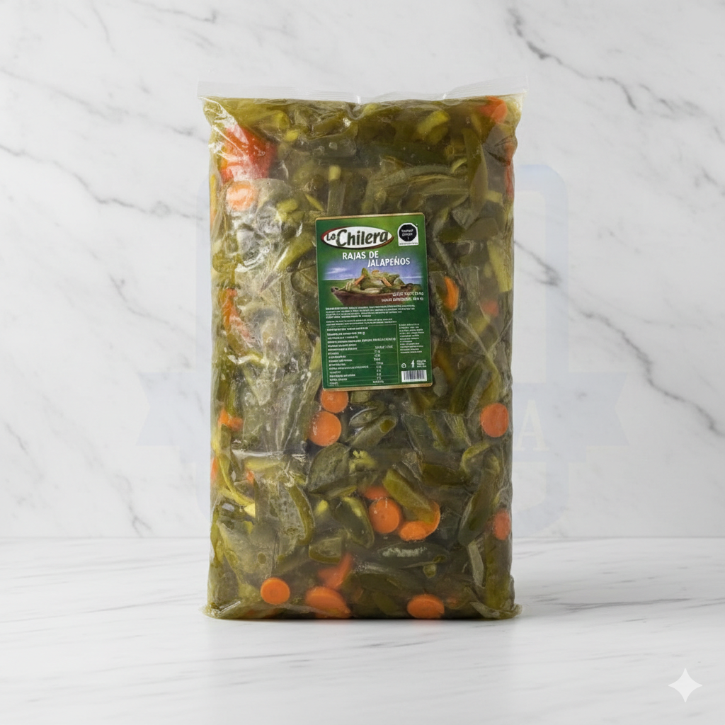 Chiles en rajas la chilera 3 k.