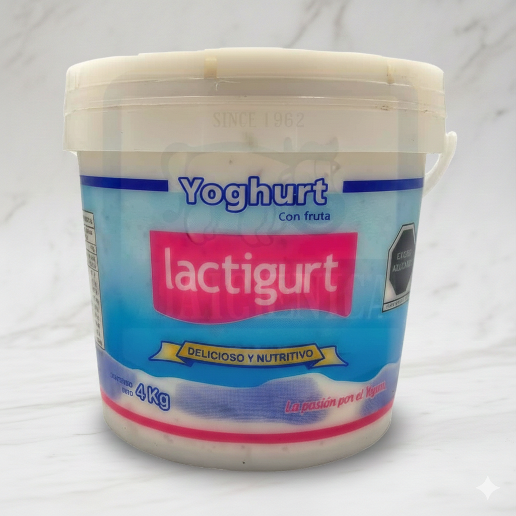 Yoghurt lactigurt natural 4l.