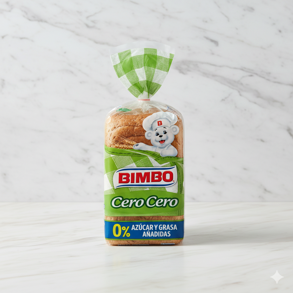 Pan bimbo doble cero.