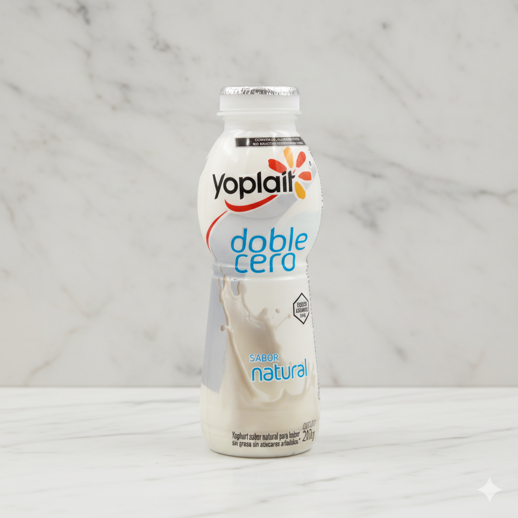 Yoghurt yoplait doble cero natural 242 g.